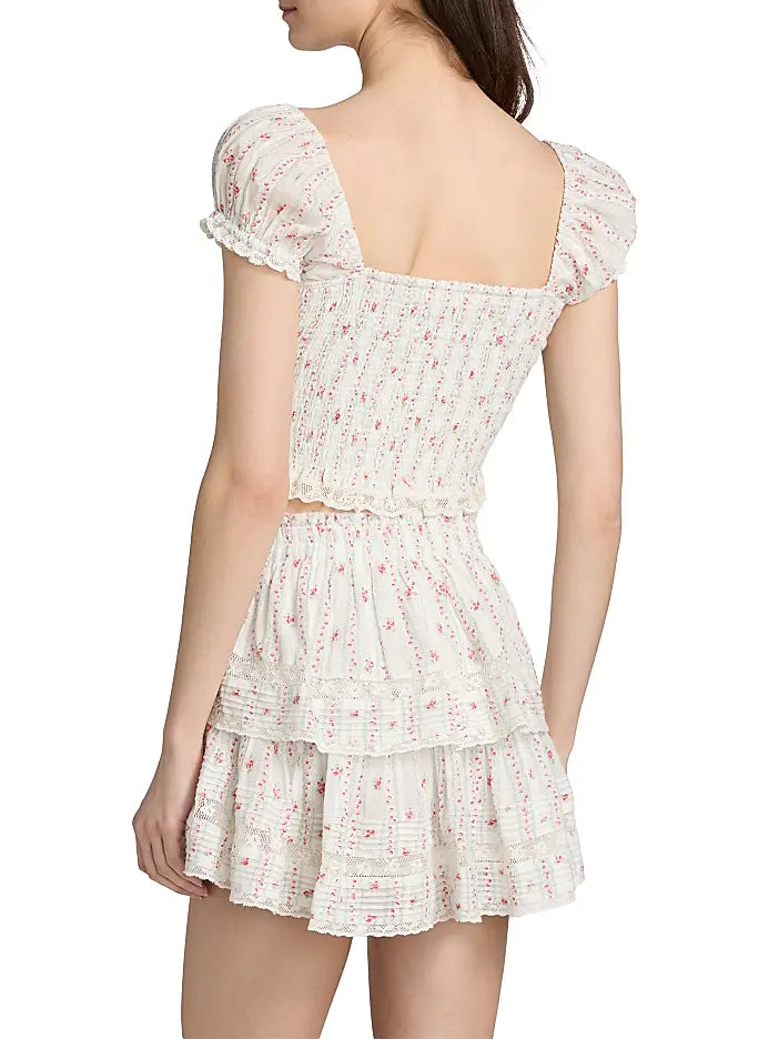 Ruffle Mini Skirt