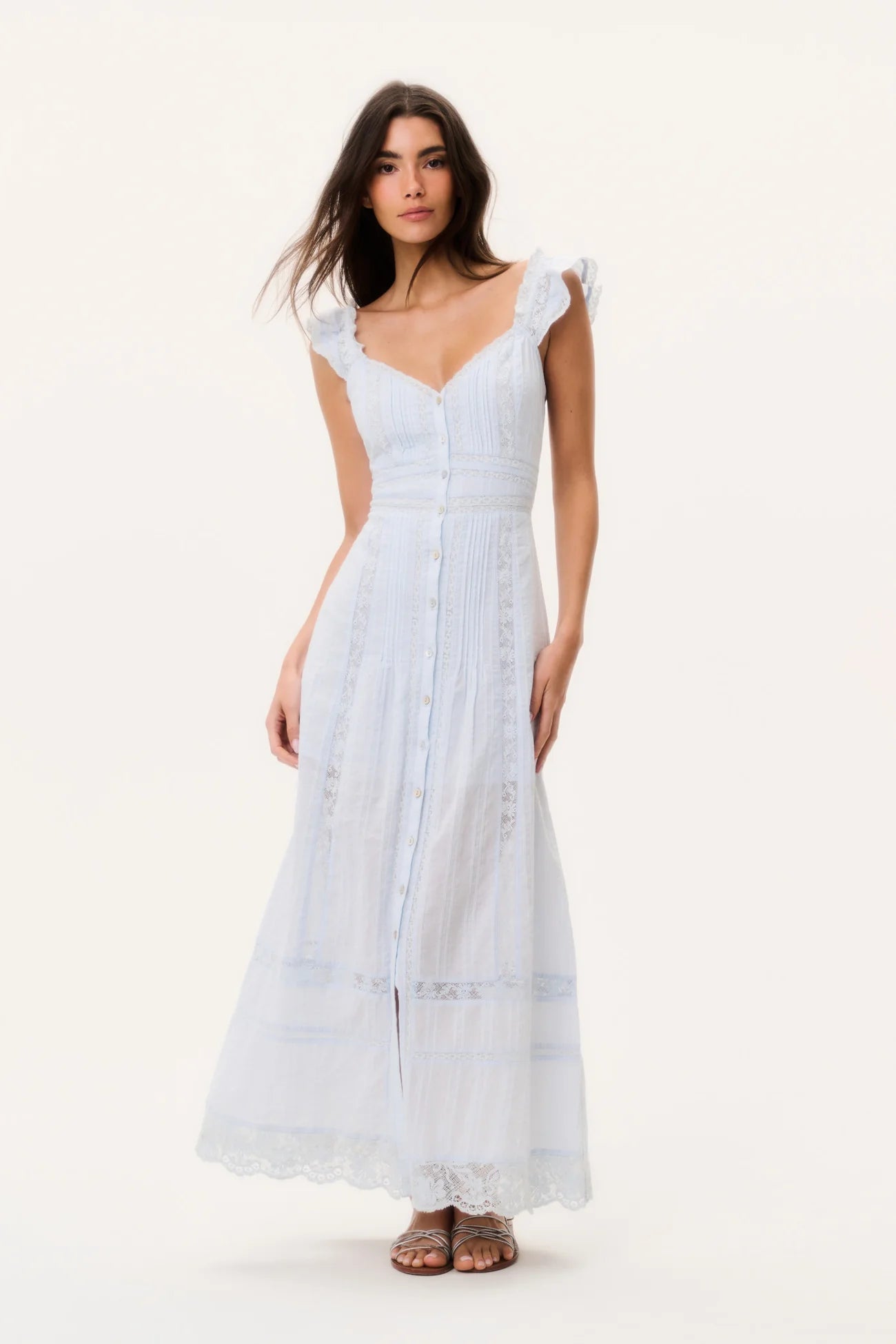 Kailette Dress in Blue Finch