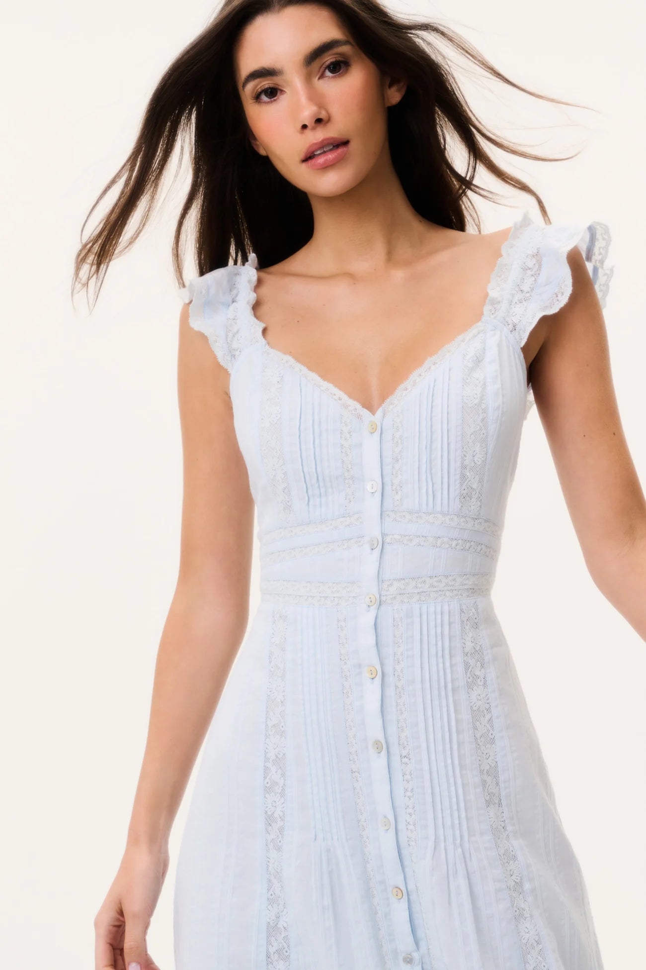 Kailette Dress in Blue Finch