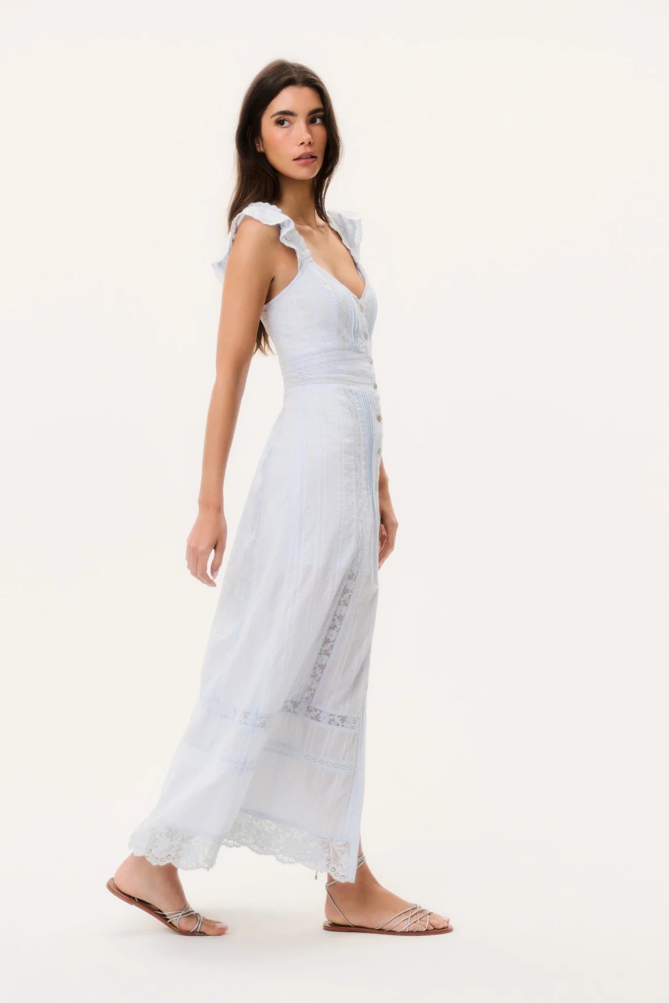 Kailette Dress in Blue Finch