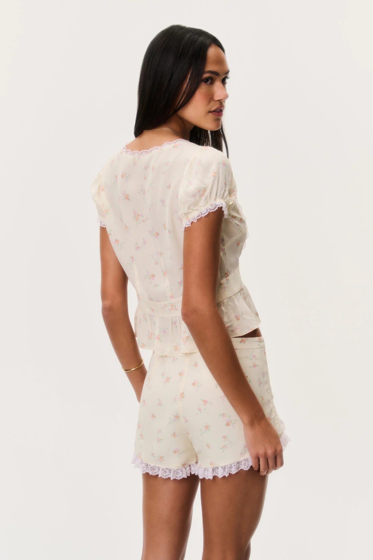 Bondy Floral Top in Lemon Haze