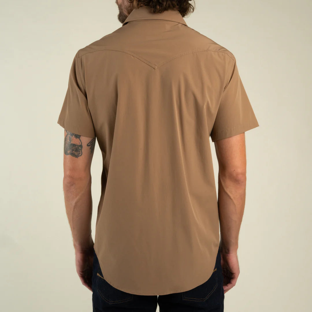 Confluence Tech Shirt in Light Brown