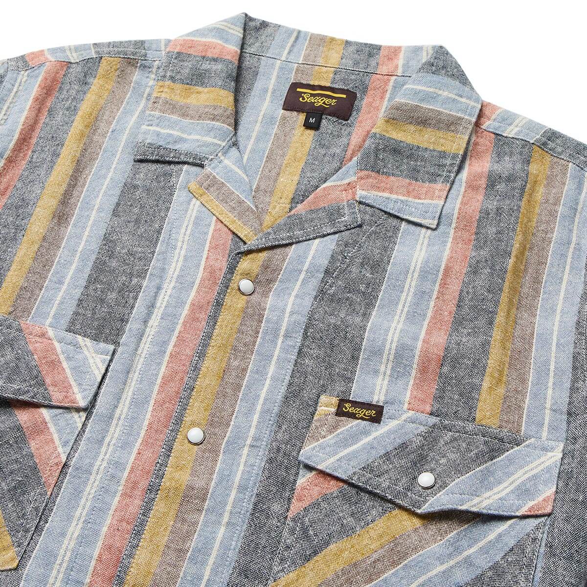 Whippersnapper Shirt In Navy Stripe