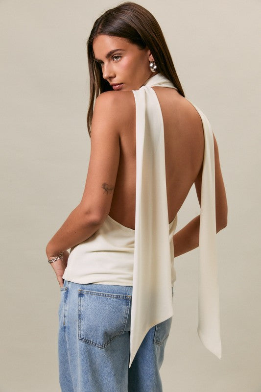 Cowl neck top