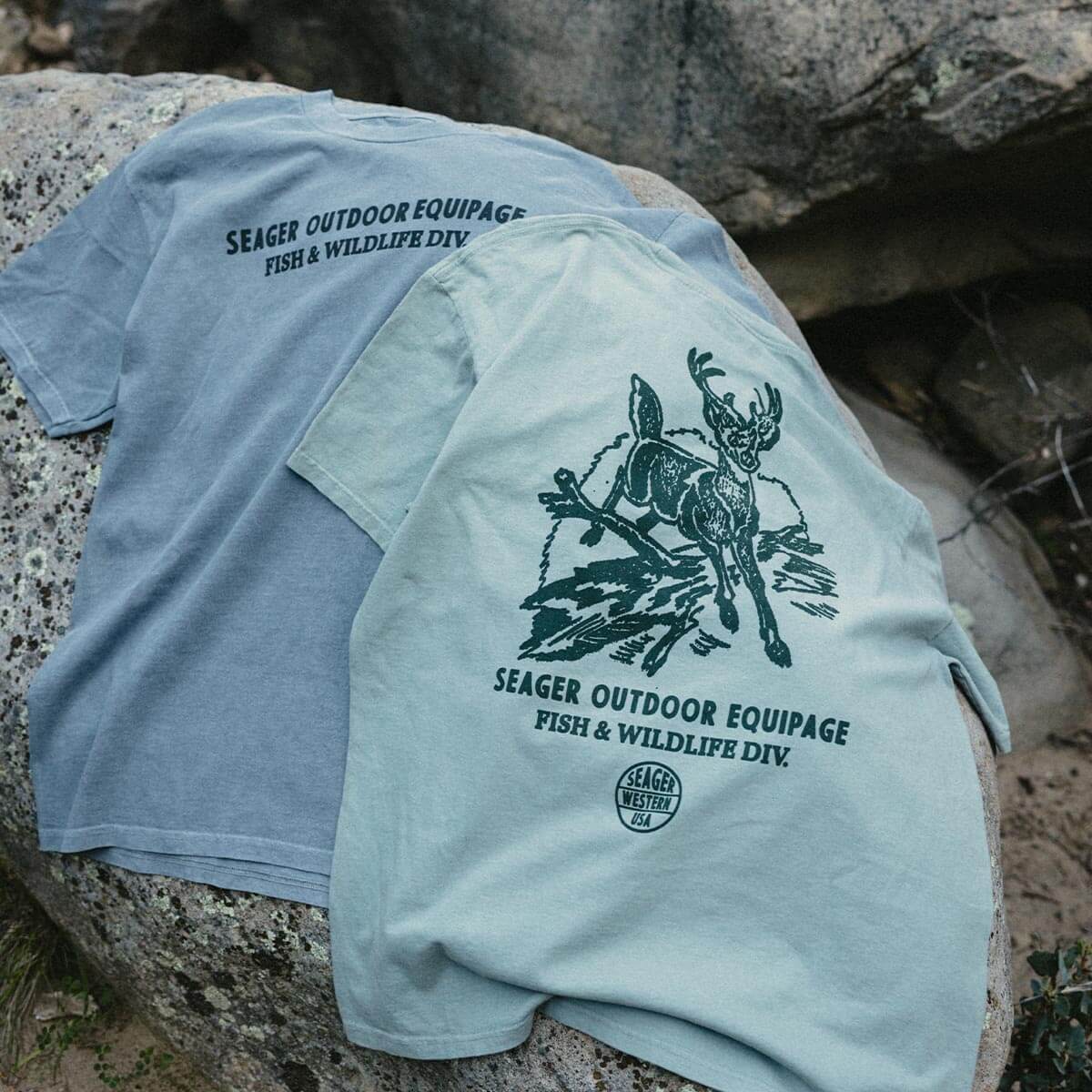 F&W Division Premium Tee in Moss