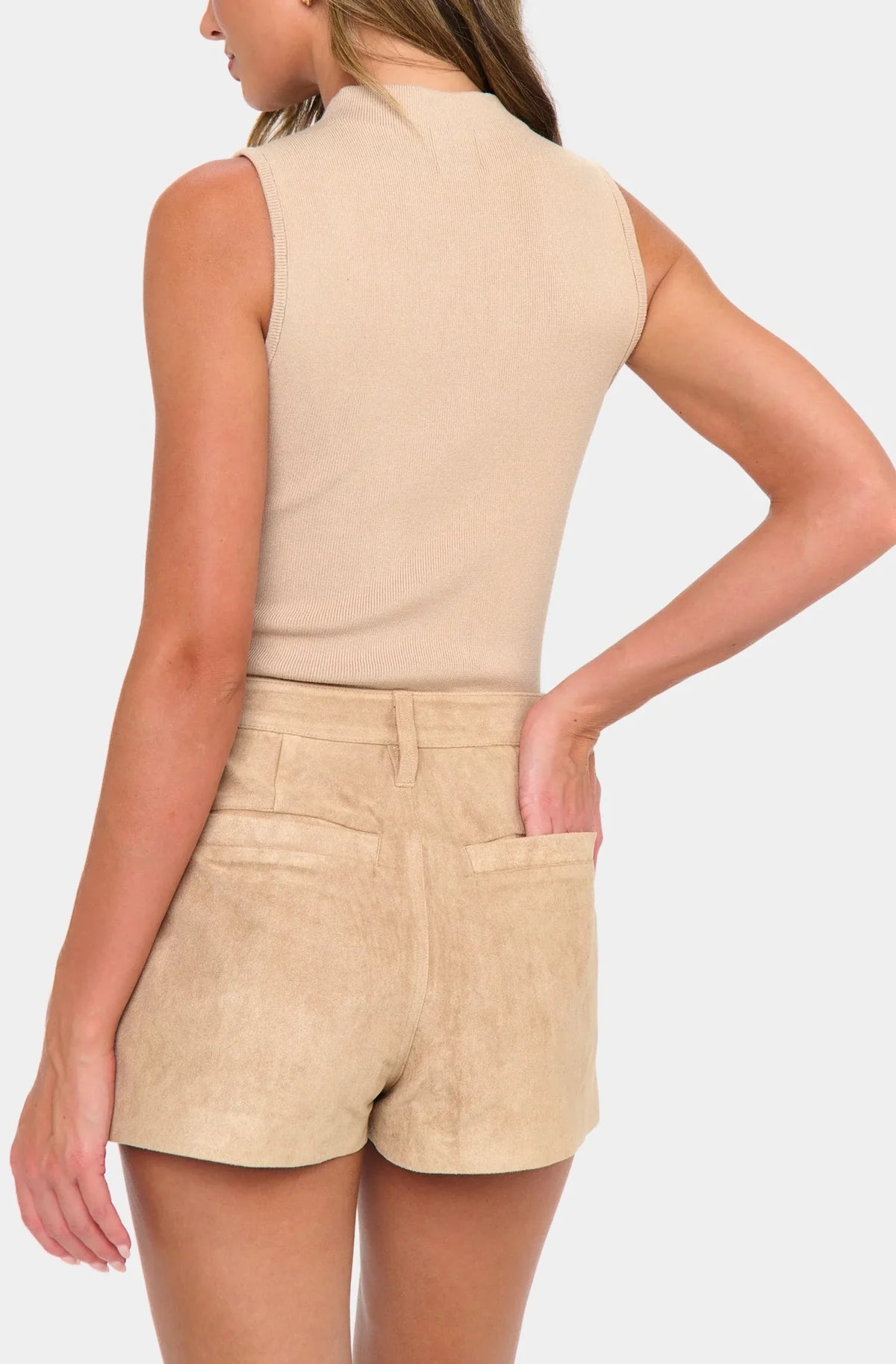 Staple Tank in Beige
