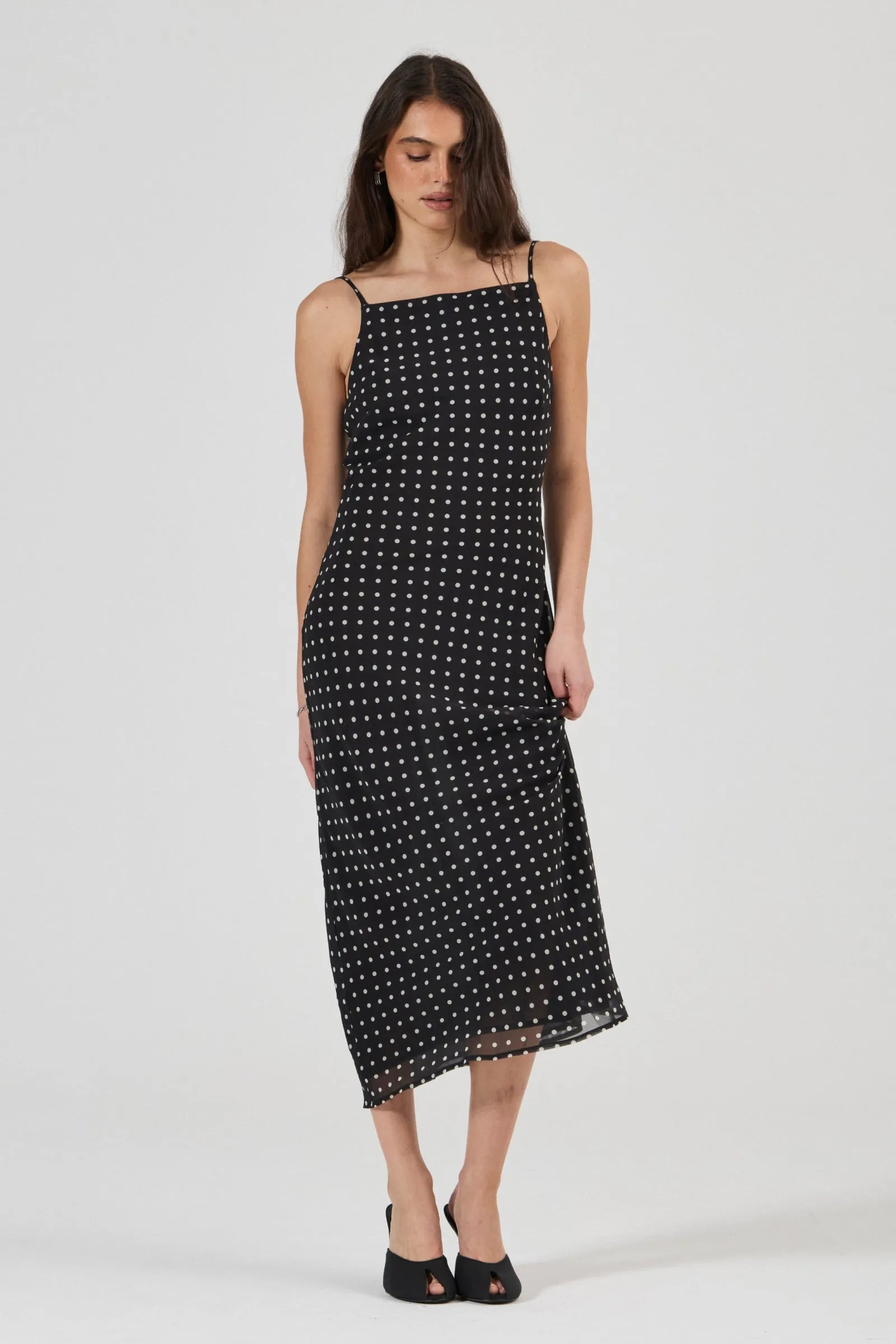 Sloan Polka Dot Midi Dress