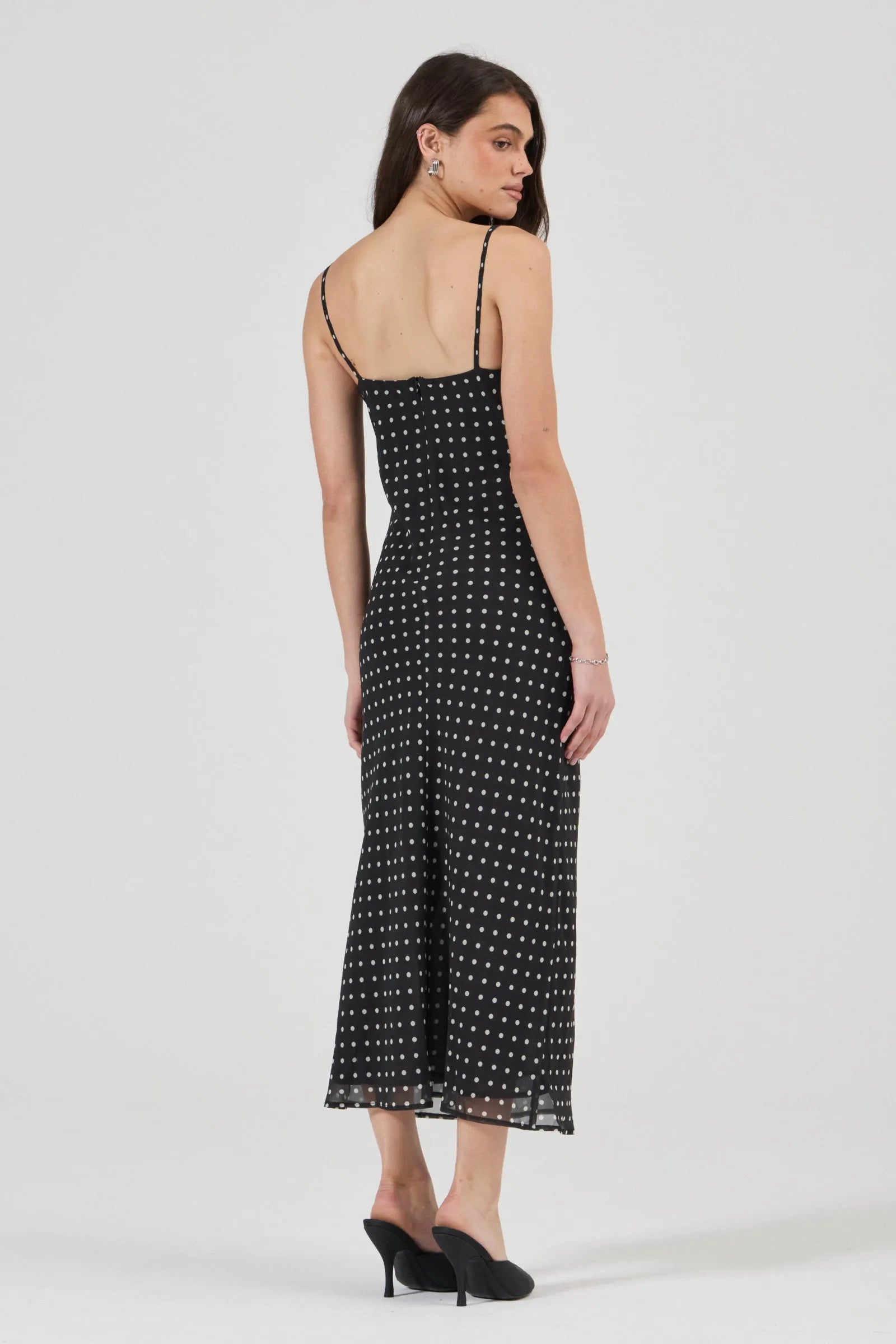 Sloan Polka Dot Midi Dress