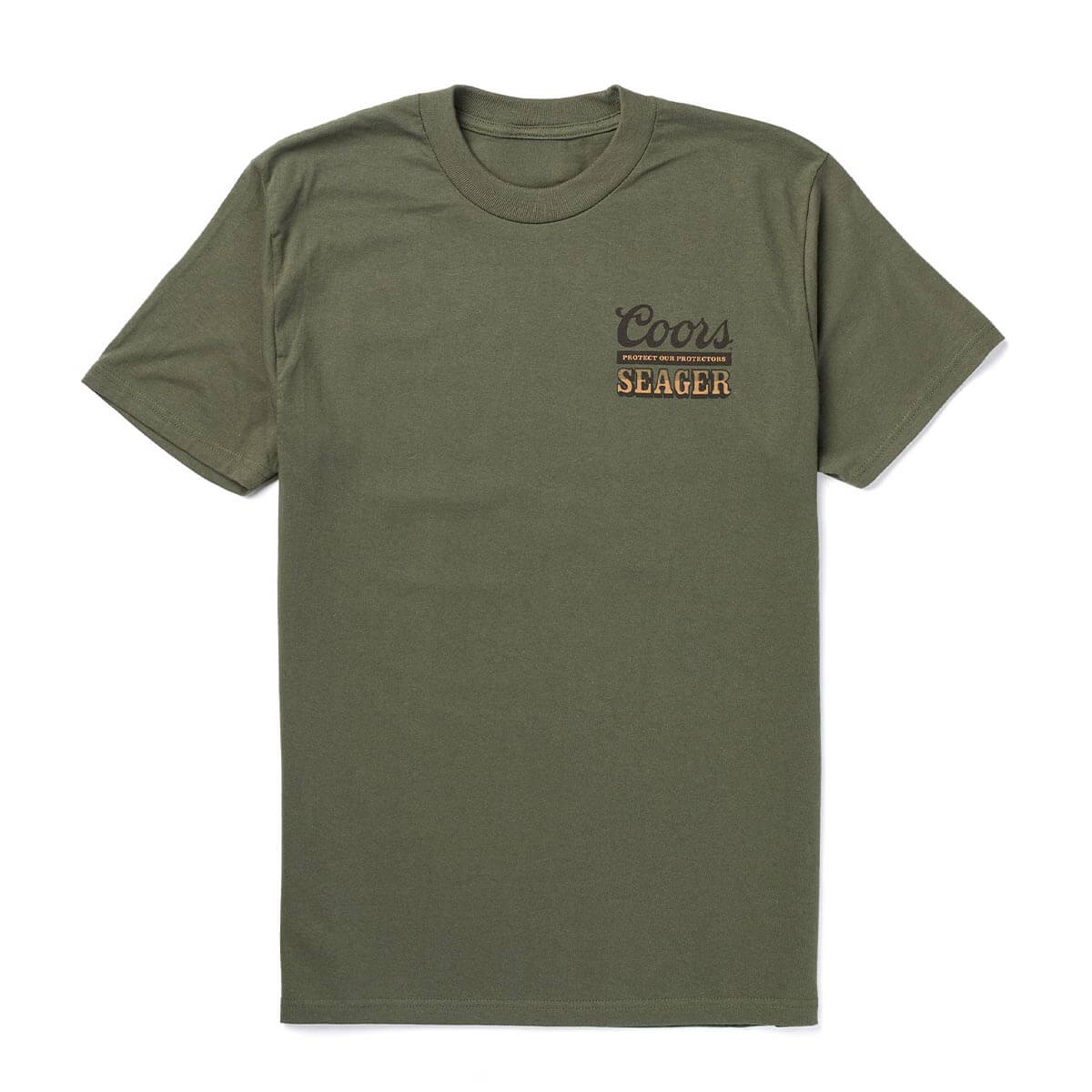 SEAGER x COORS Brush Truck Tee in Surplus