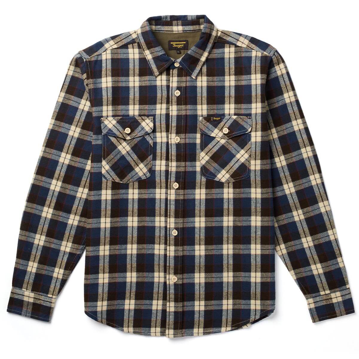 Calico Flannel in Aged Navy