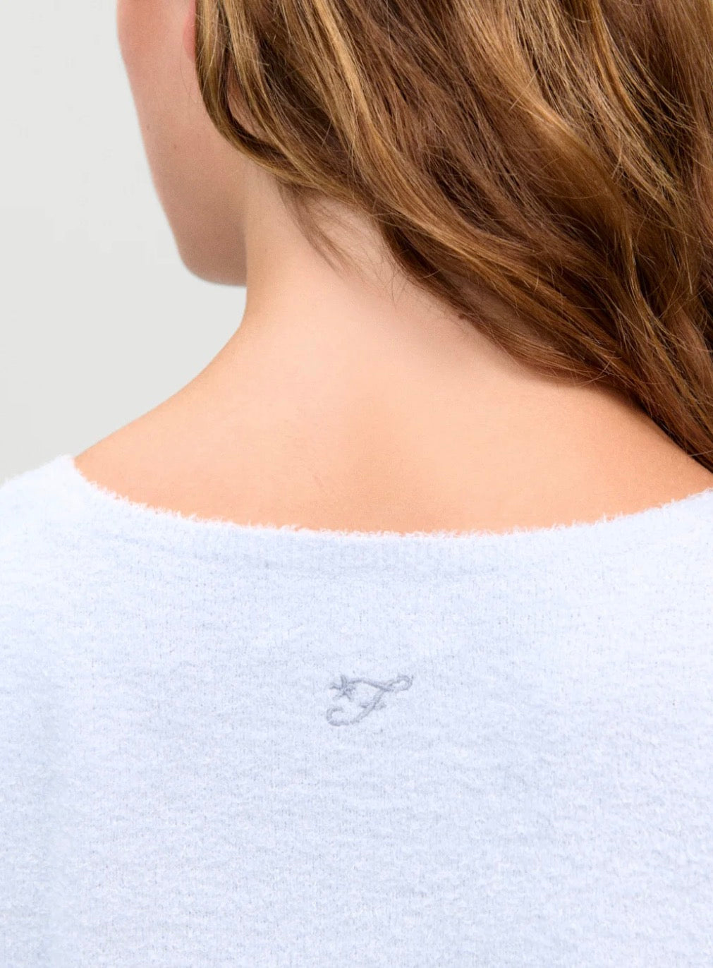 Kit V Neck Sweater Ocean Mist
