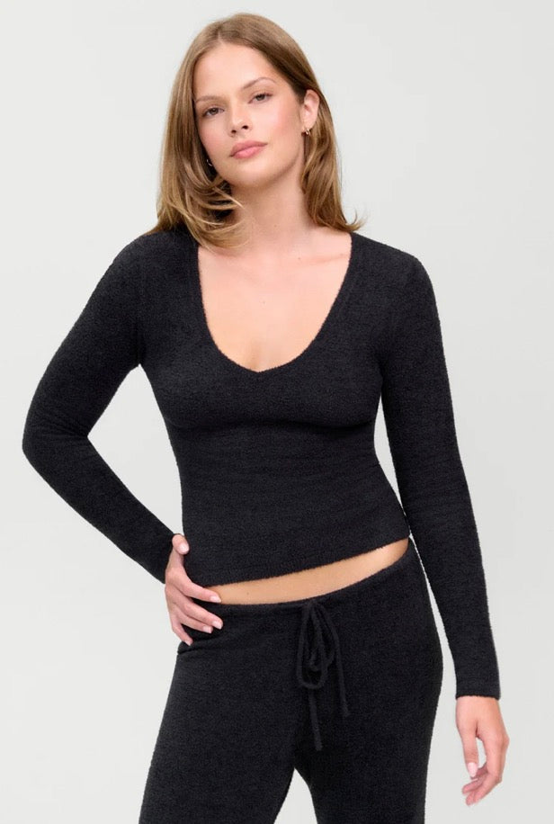 Kit V Neck Sweater Black