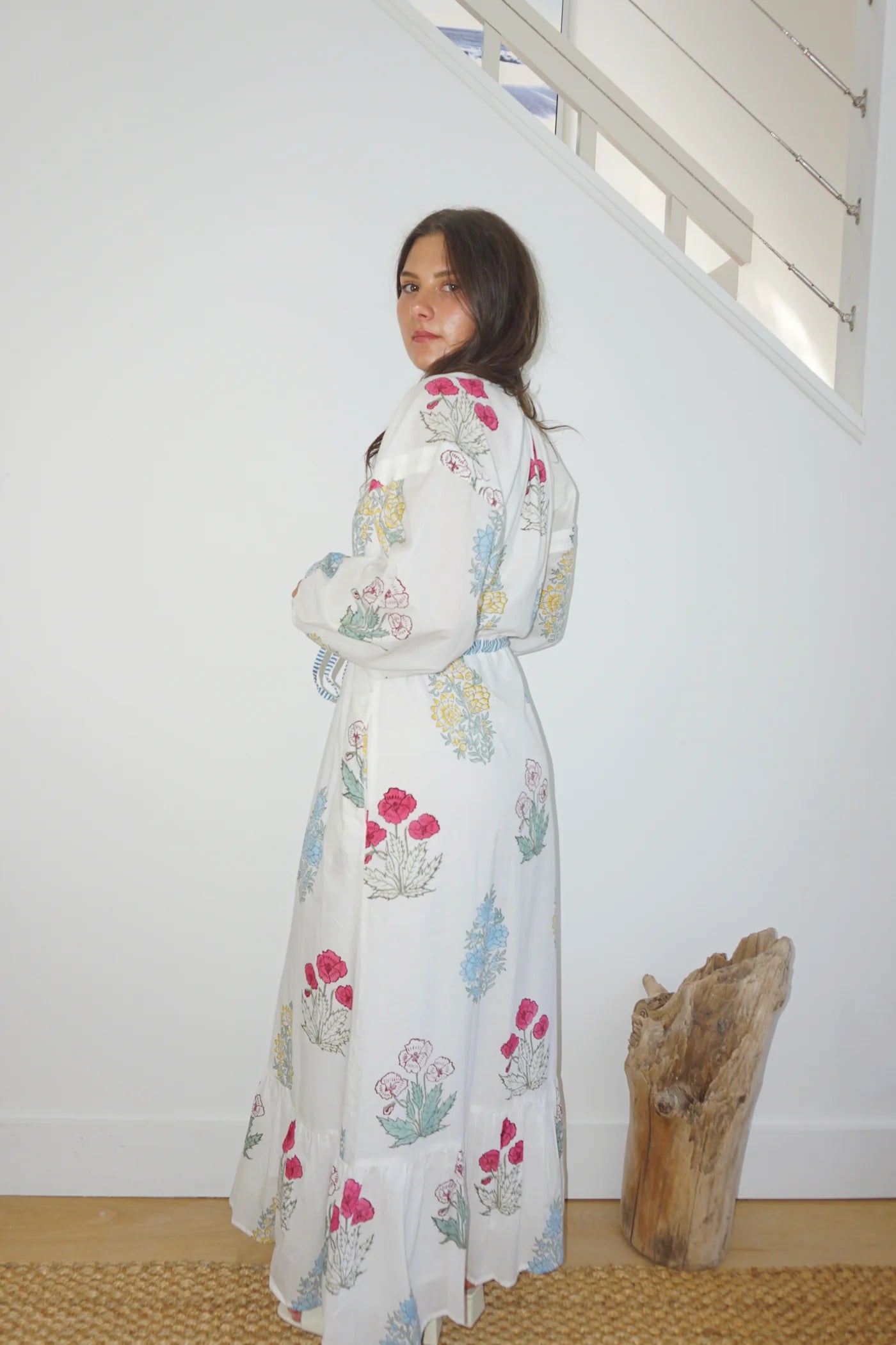 JOEL MAXI DRESS - MIXED PRINT FLORAL
