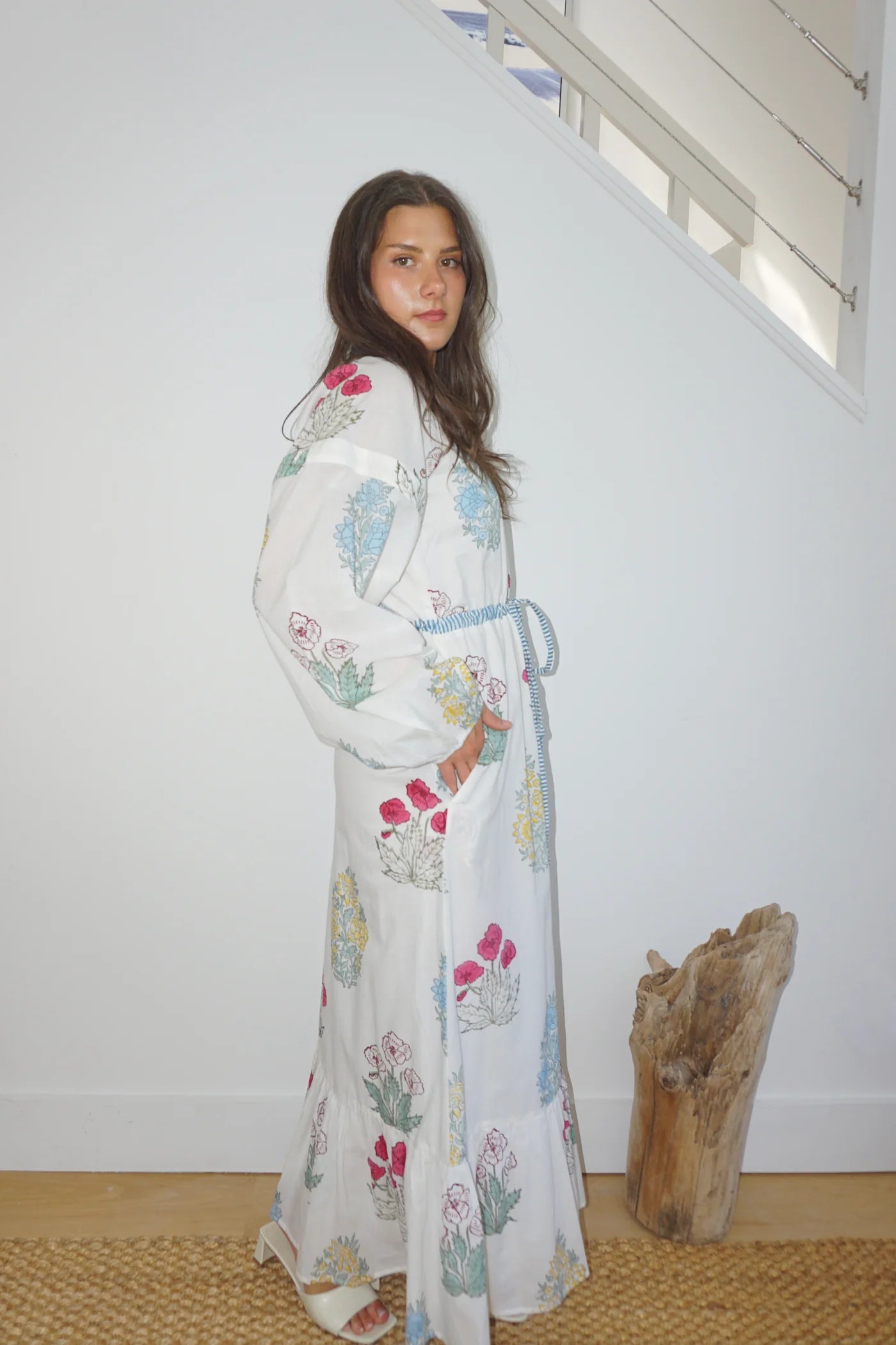 JOEL MAXI DRESS - MIXED PRINT FLORAL