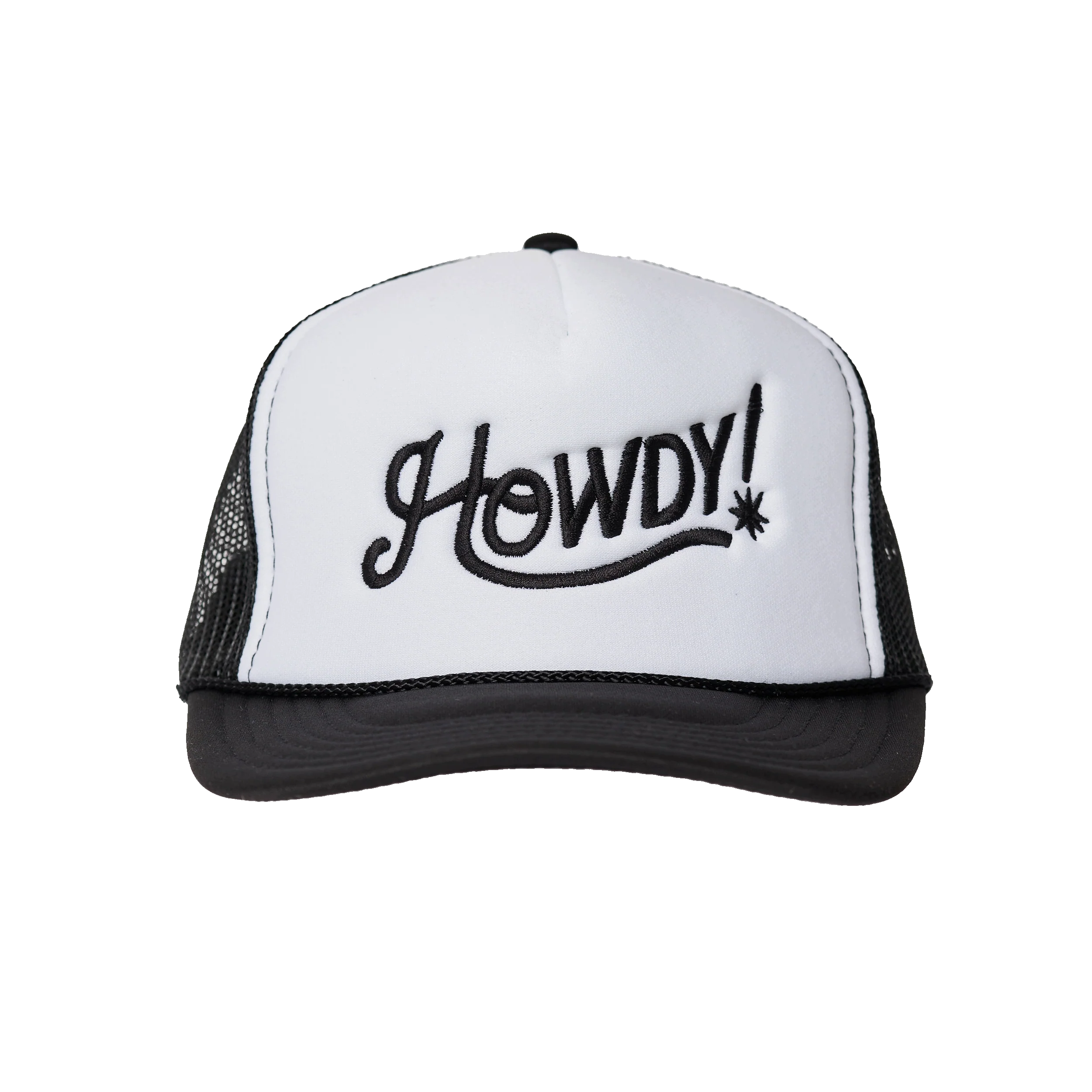 Howdy Trucker Hat- White