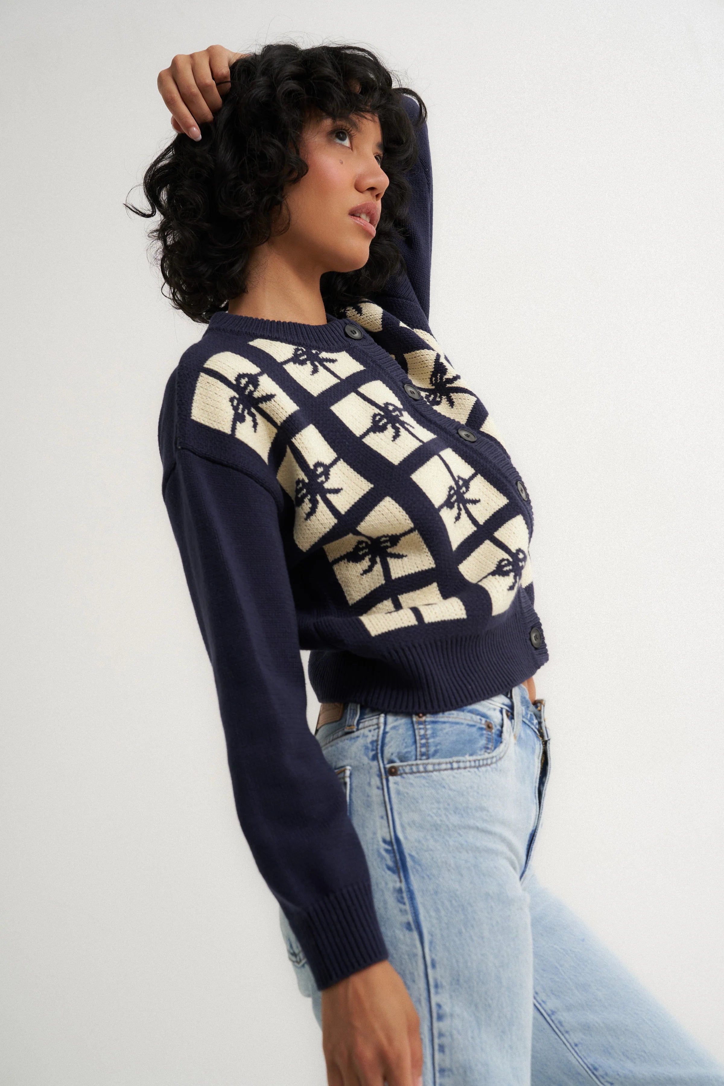Present Cardigan - Navy