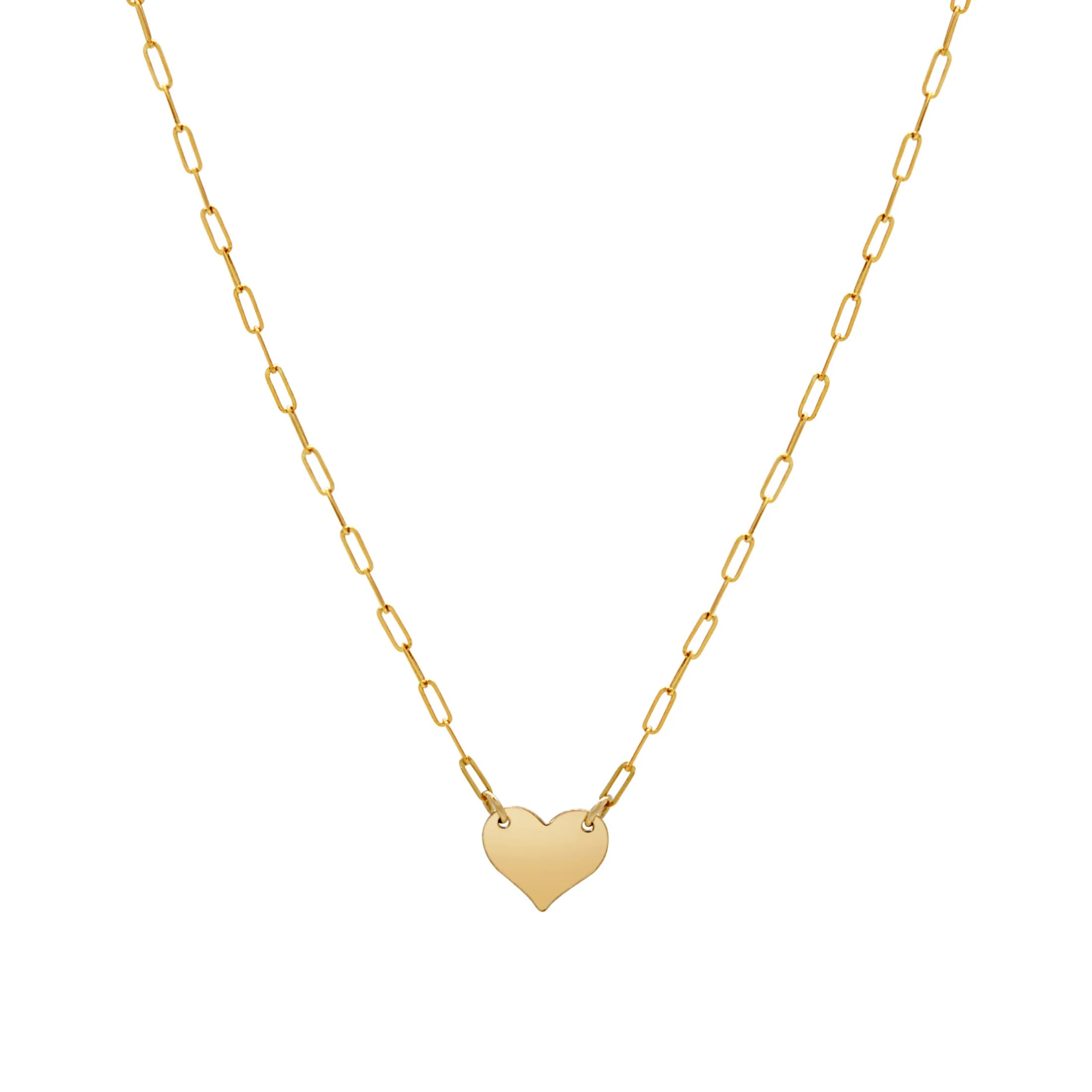 Paper Heart Necklace