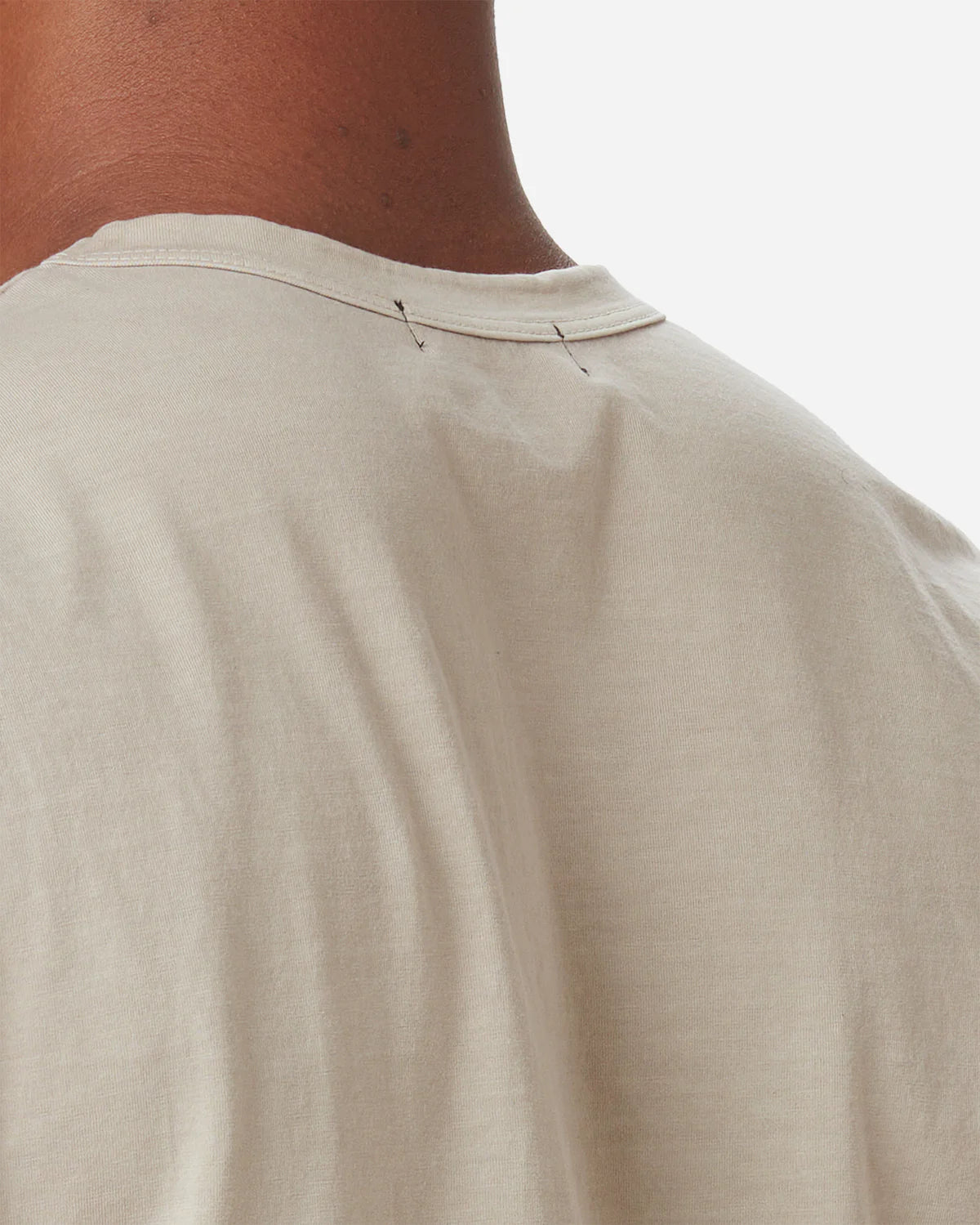 SUPER SOFT "SUPIMA" COTTON TEE - SAND