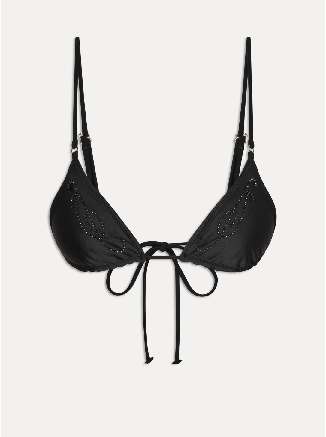 x JENNIE Elena Beaded Bikini Top