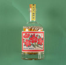 Flowers Bottle- Matches