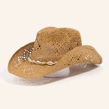 Braided Straw Cowboy Hat