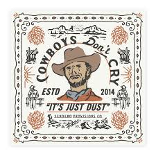COWBOYS DON'T CRY BANDANA