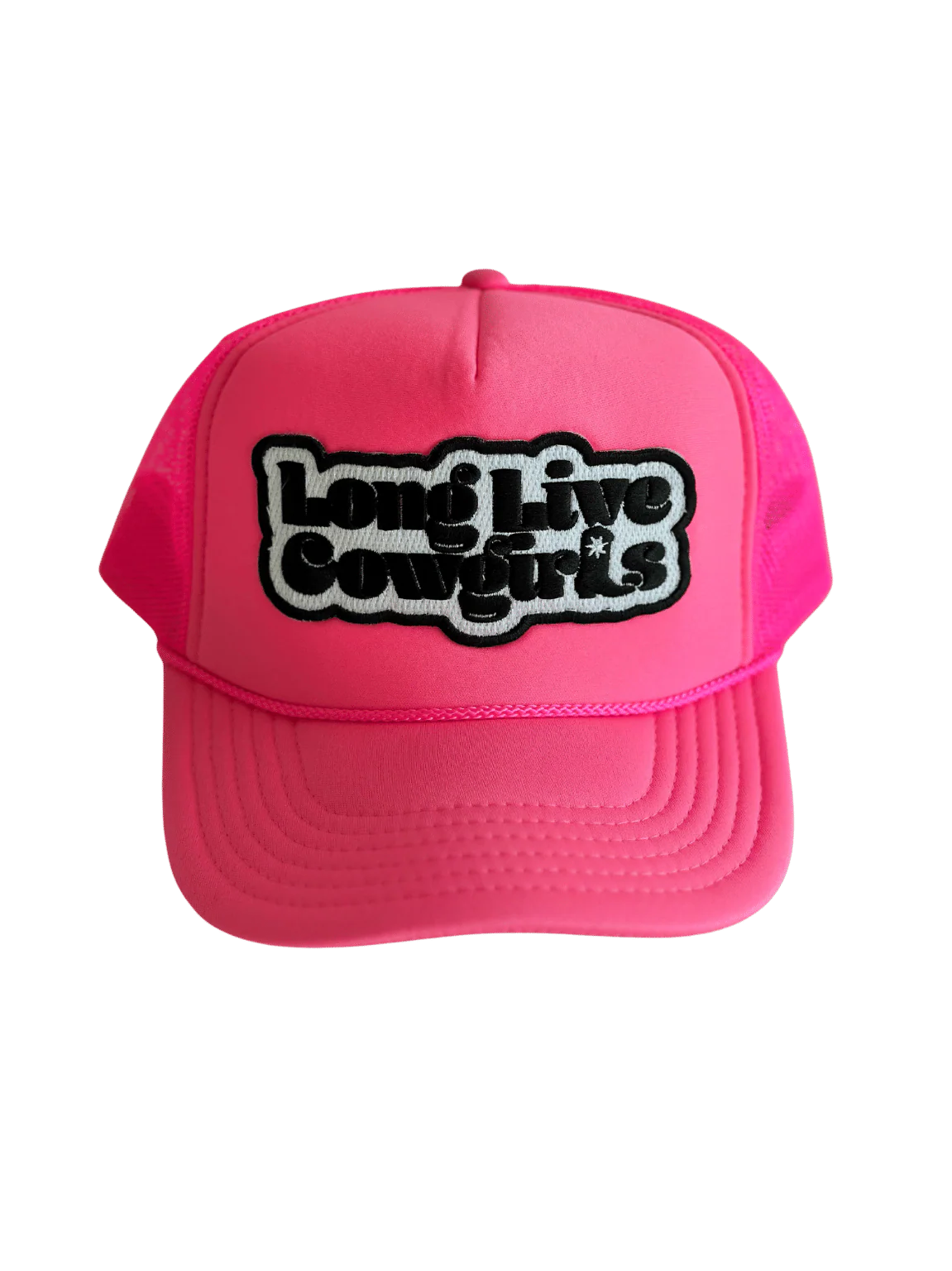 Long Live Cowgirls Trucker Hat- Pink