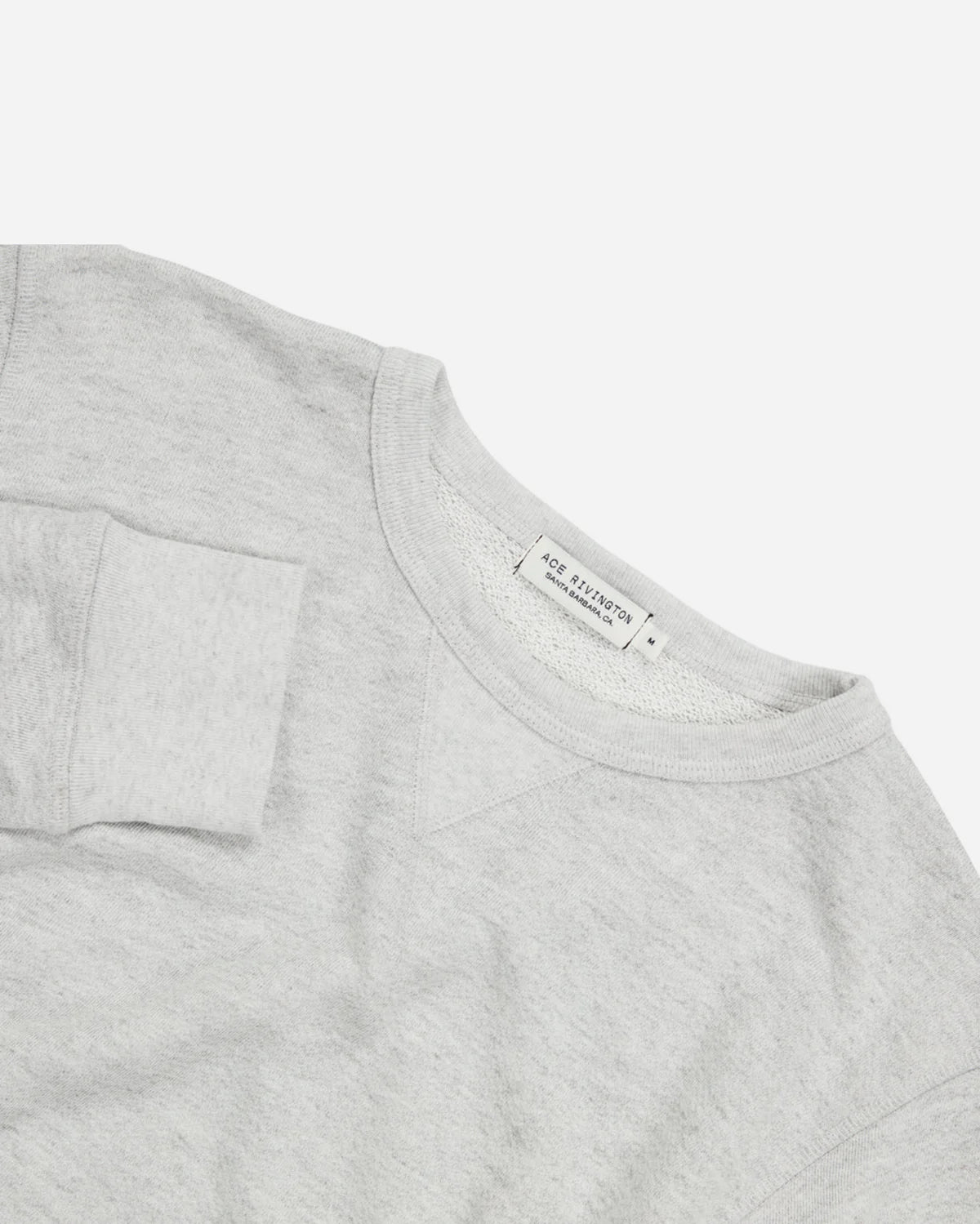 VINTAGE CREWNECK SWEATSHIRT - TRIBLEND TERRY - GREY HEATHER