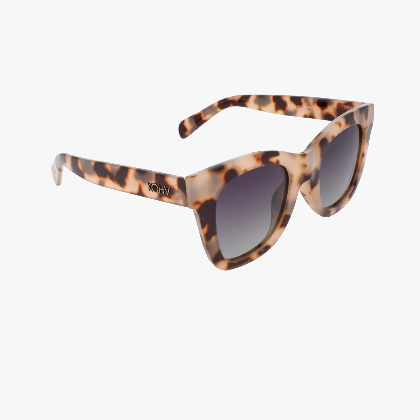 Bailey Latte Tortoise Polarized Oversized Square Sunglasses