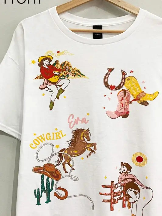 Cowgirl Era Front and Back Tee