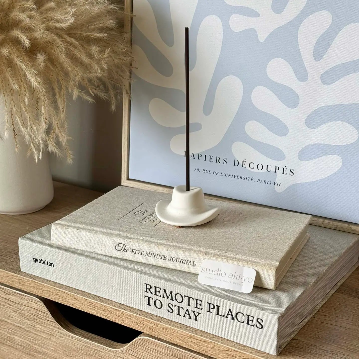 Cowboy Hat Incense Stick Holder | Minimalist Cowgirl Decor