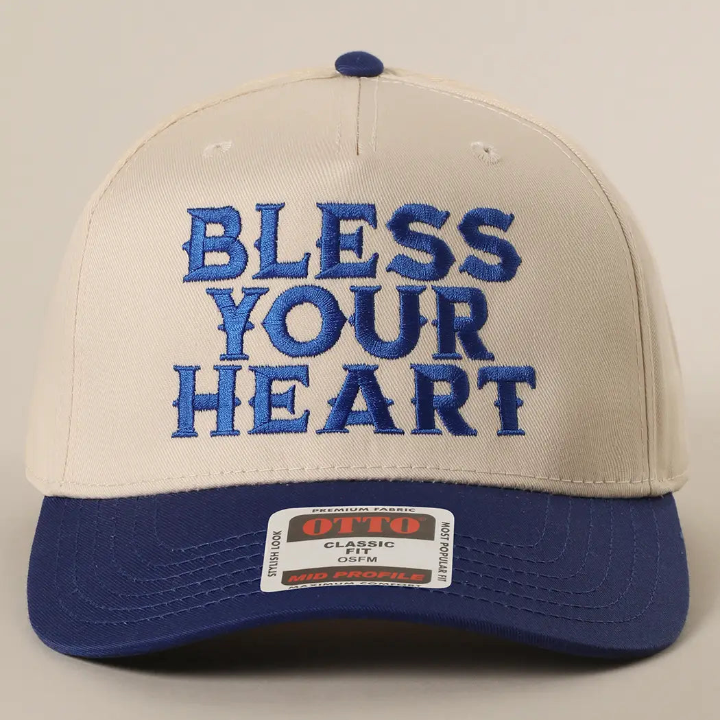 Bless Your Heart Embroidery Trucker Hat