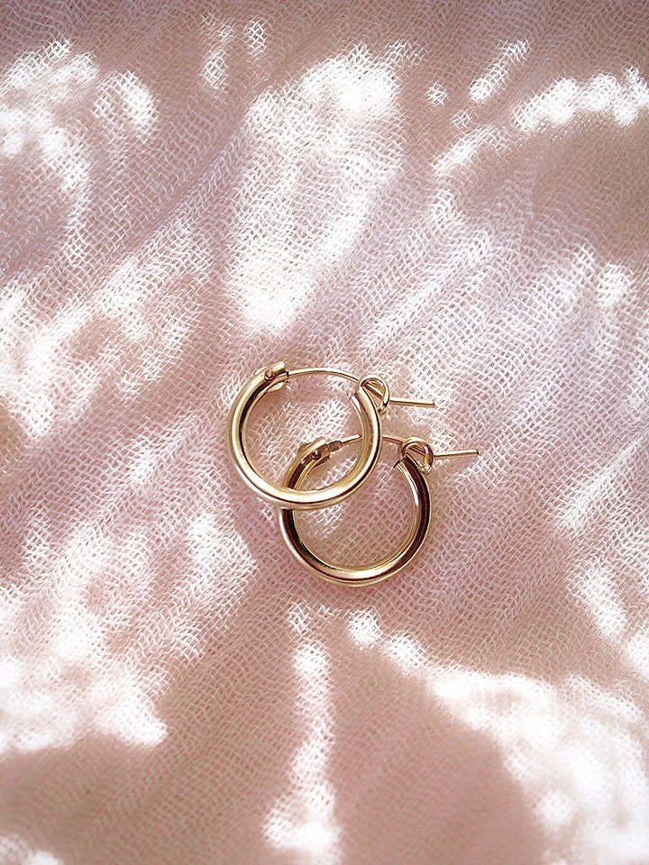 Everyday Gold Filled Hoops - Ahulani (Small)