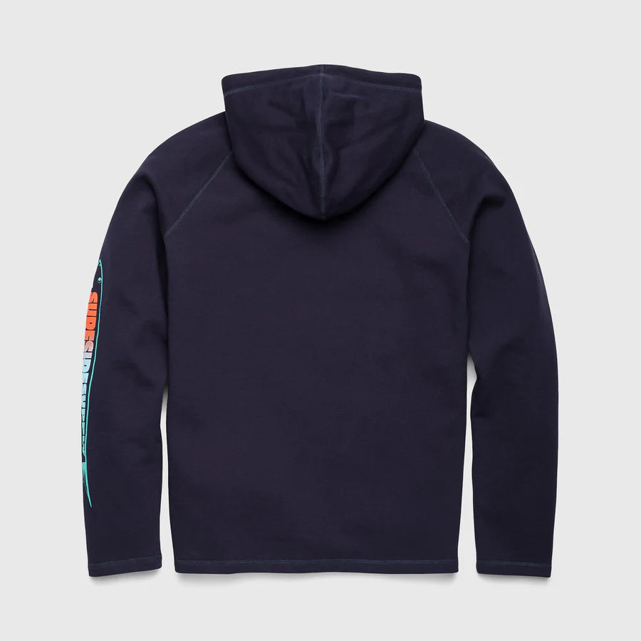 JETTY SOFT TERRY ZIP HOODIE - NAVY BLAZER