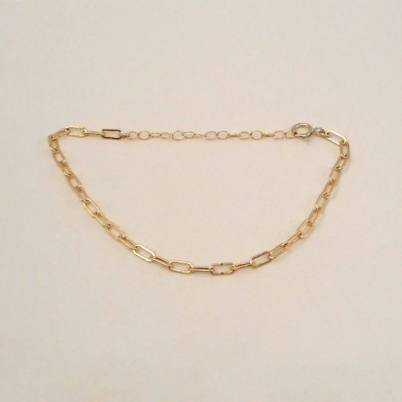 Solid Link Chain Bracelet